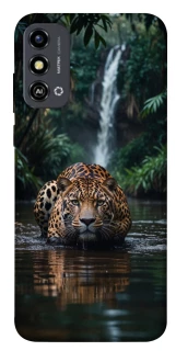 Чехол на ZTE Blade A53 Leopard in water фото 1 из 1