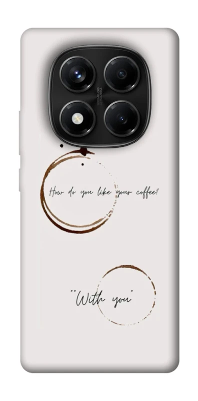 Чохол на Xiaomi Redmi Note 14 Pro 4G Coffee with you фото 1 з 1