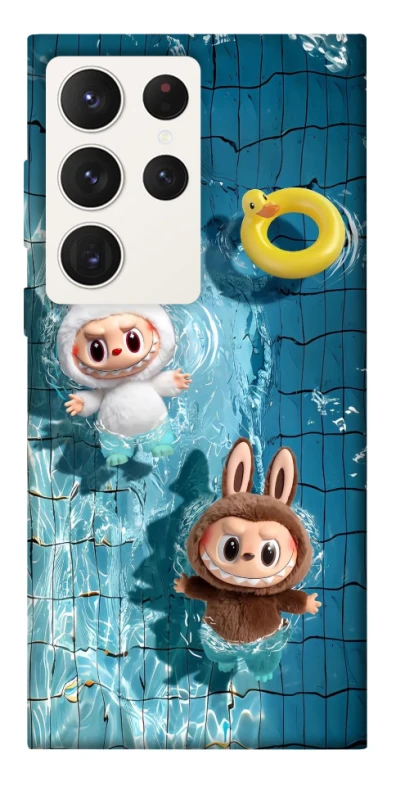 Чохол на Samsung Galaxy S23 Ultra Labubu in the pool фото 1 з 1