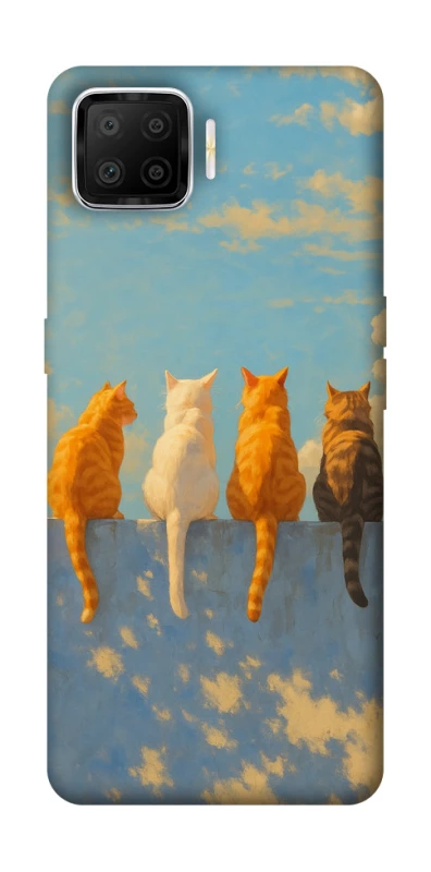 Чехол на Oppo A73 (2017) cats on wall фото 1 Чехол на Oppo A73 (2017) cats on wall фото 1 из 1