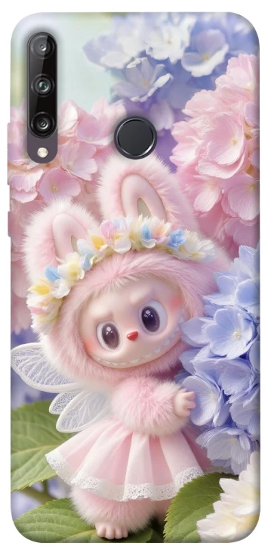 Чохол на Huawei P40 Lite E Labubu & Flowers ver.1 фото 1 з 1