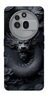 Чехол на Nothing Phone (3a) Pro black dragon фото 1 из 1