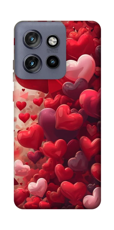 Чохол на Motorola Edge 50 Neo Many hearts фото 1 з 1