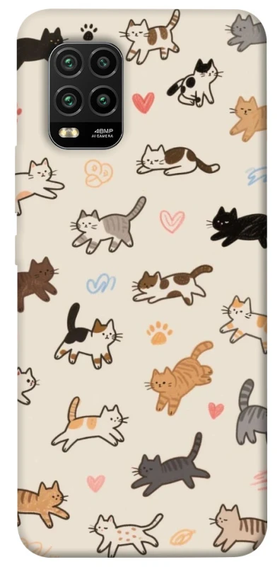 Чохол на Xiaomi Mi 10 Lite Cat style ver.2 фото 1 з 1