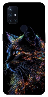 Чохол на OnePlus Nord N10 5G Чорний кіт фото 1 з 1