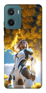 Чохол на Motorola Moto G06 Cyber space girl ver.3 фото 1 з 1