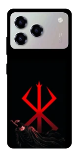 Чохол на ZTE Blade A76 Berserk Red Logo фото 1 з 1