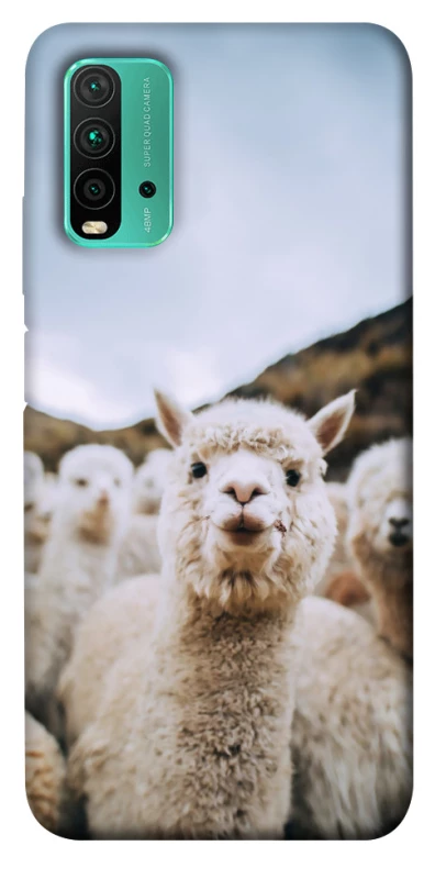 Чехол на Xiaomi Redmi Note 9 4G / Redmi 9 Power Лама фото 1 из 1