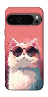 Чохол на Google Pixel 9 Pro Сat with glasses фото 1 з 1