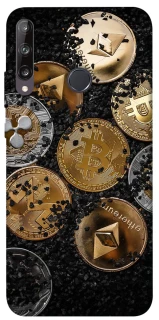 Чехол на Huawei P40 Lite E Many coins v2 фото 1 из 1