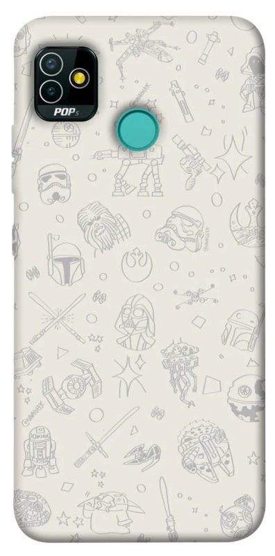 Чохол на TECNO POP 5 Star Wars background ver.1 фото 1 з 1