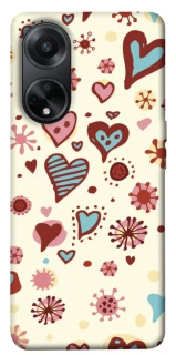 Чехол на Oppo A98 Pretty hearts фото 1 из 1