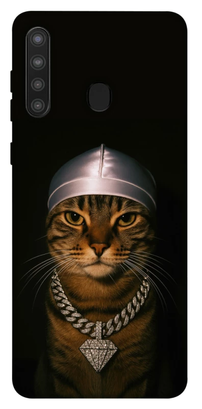 Чохол на Samsung Galaxy A21 Cat in Bling фото 1 з 1