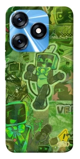 Чехол на TECNO Spark 10 Dandysworld tv green theme фото 1 из 1