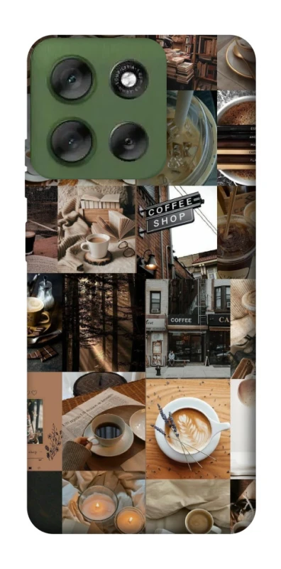 Чохол на Motorola Moto G56 5G Coffee collage ver.3 фото 1 з 1