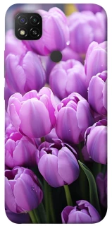 Чехол на Xiaomi Redmi 9C Фиолетовые тюльпаны фото 1 из 1