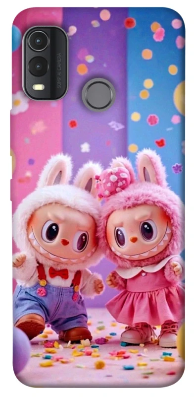 Чохол на Nokia G11 Plus Labubu twins ver.3 фото 1 з 1