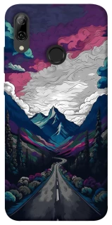 Чехол на Huawei P Smart (2019) Нарисованные горы фото 1 из 1