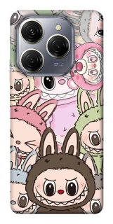 Чехол на TECNO Spark 20 Pro All Labubu 3 фото 1 из 1