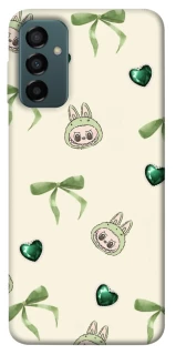 Чехол на Samsung Galaxy M13 4G Labubu Green Heart фото 1 из 1