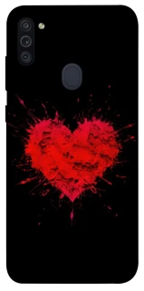 Чехол на Samsung Galaxy M11 Splash heart фото 1 из 1