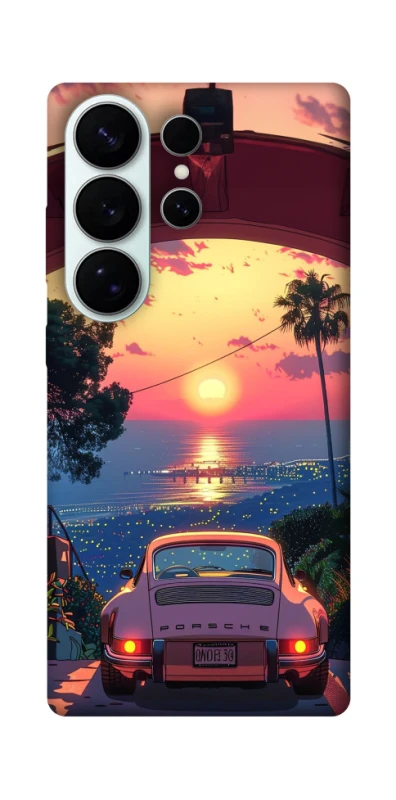 Чехол на Samsung Galaxy S26 Pro Porsche at sunset фото 1 из 1