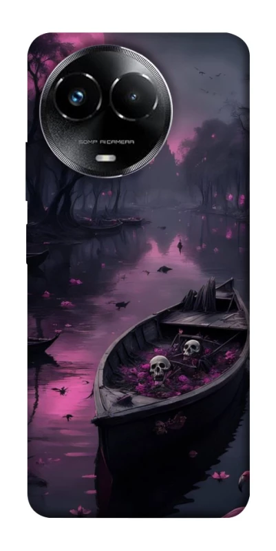 Чехол на Realme C67 4G Boat and flamingo фото 1 из 1