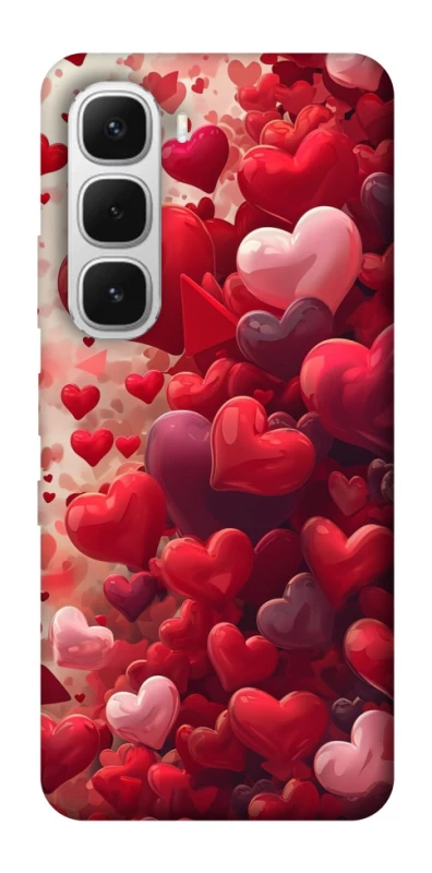 Чохол на Infinix Hot 60i Many hearts фото 1 з 1
