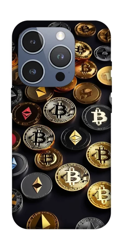 Чехол на Apple iPhone 16 Pro Many coins фото 1 из 1