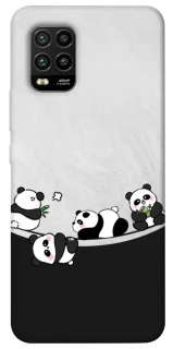 Чохол на Xiaomi Mi 10 Lite Four pandas фото 1 з 1