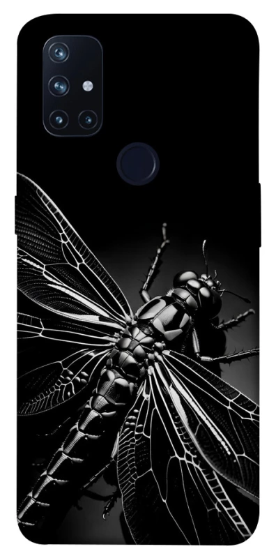 Чехол на OnePlus Nord N10 5G Black dragonfly фото 1 из 1