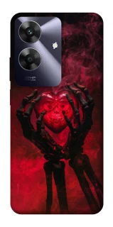 Чехол на Realme Note 60 Heart in the hands of a skeleton фото 1 из 1