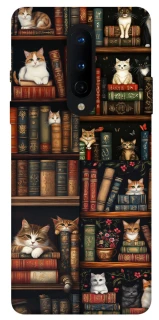 Чехол на OnePlus 8 Cats & Books фото 1 из 1