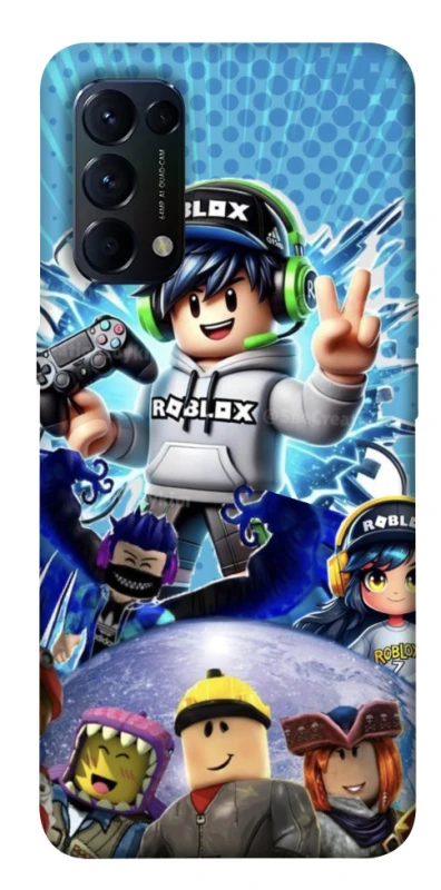 Чохол на Oppo Reno 5 4G Roblox collage ver.3 фото 1 з 1