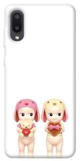 Чехол на Samsung Galaxy A02 Puppy Love Duo фото 1 из 1