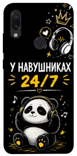 Чехол на Xiaomi Redmi Note 7 / Note 7 Pro / Note 7s У навушниках 24/7 фото 1 из 1