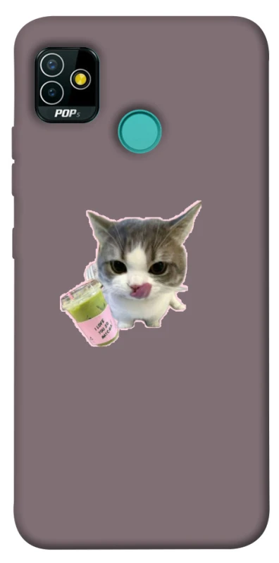 Чохол на TECNO POP 5 cat matcha фото 1 з 1