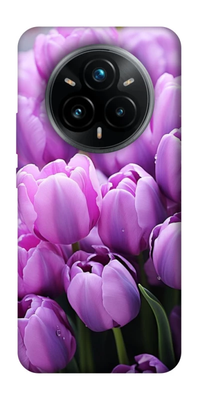 Чехол на Realme 14 Pro+ Фиолетовые тюльпаны фото 1 из 1