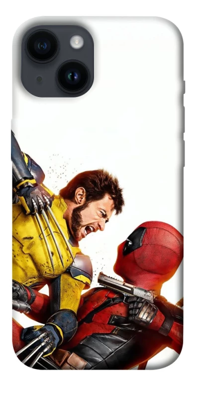 Чохол на Apple iPhone 14 (6.1") Deadpool and Wolverine фото 1 з 1