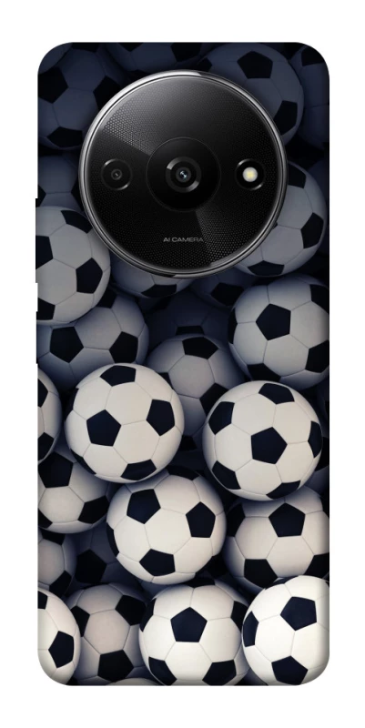 Чохол на Xiaomi Redmi A3 Футбольні м'ячи фото 1 з 1