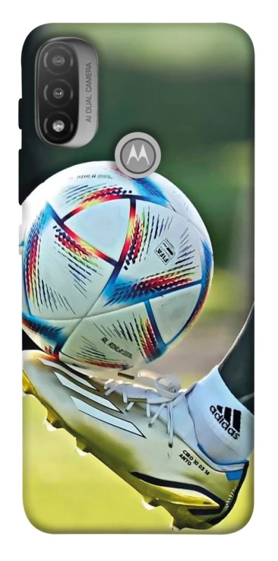 Чохол на Motorola Moto E20 Football Ball v2 фото 1 з 1