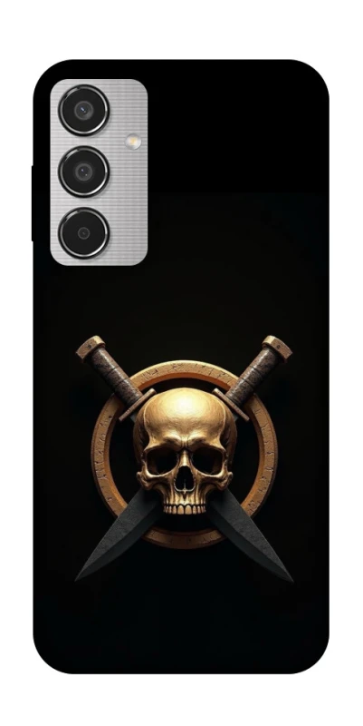 Чохол на Samsung Galaxy M35 Golden Skull фото 1 з 1