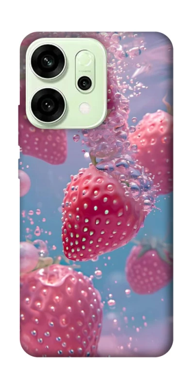 Чохол на Oppo Reno 14 Полуниця в воді фото 1 з 1