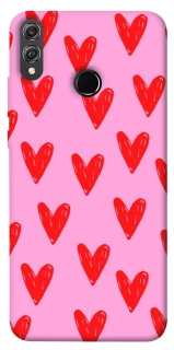 Чехол на Huawei Honor 8X Red hearts 2 фото 1 из 1