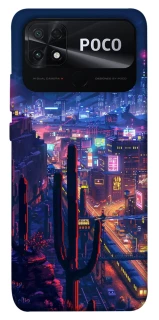 Чохол на Xiaomi Poco C40 Night city фото 1 з 1