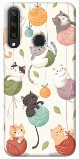 Чохол на Huawei Y6p Funny Kittens фото 1 з 1