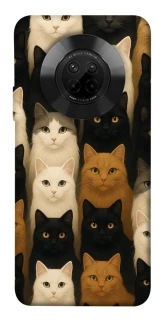Чехол на Huawei Y9a Colorful Cat Collage фото 1 из 1