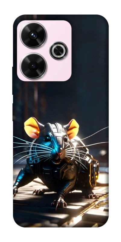 Чохол на Xiaomi Poco M6 4G Cyber rat фото 1 з 1