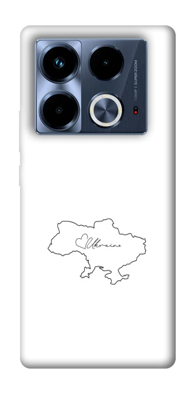 Чехол на Infinix Note 40 4G Ukraine map фото 1 из 1