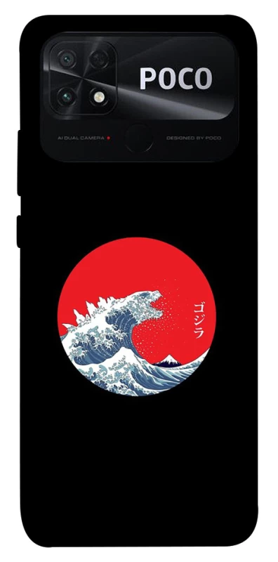 Чехол на Xiaomi Poco C40 Волны Японии фото 1 из 1